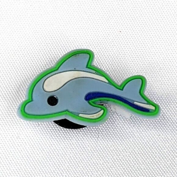 Crocs Dolphin Porpoise Jibbitz Charm - Picture 1 of 4